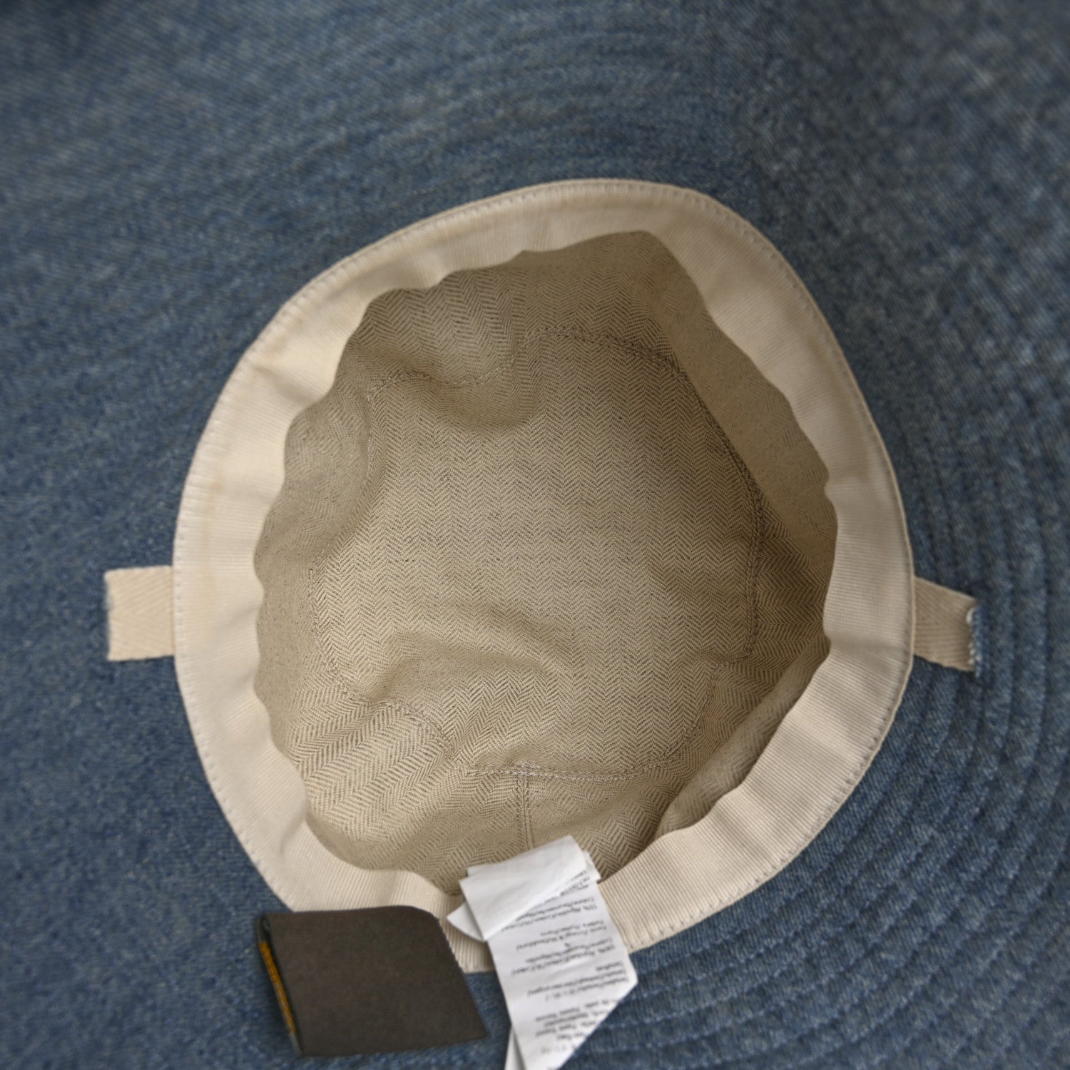Loewe X PAULA'S IBIZA Denim Frayed Fisherman Bucket Hat 59 Blue