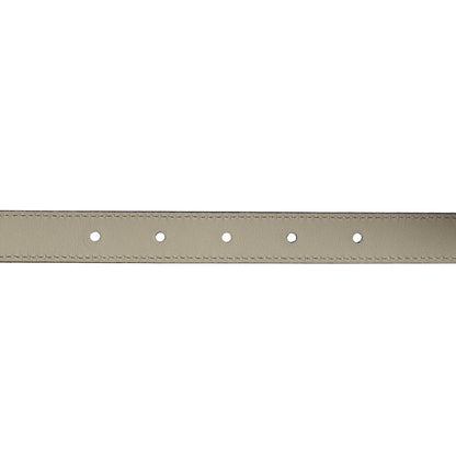 Gucci Plutone Calfskin Double G 20mm Belt 115 46 Mystic White 4 of 6