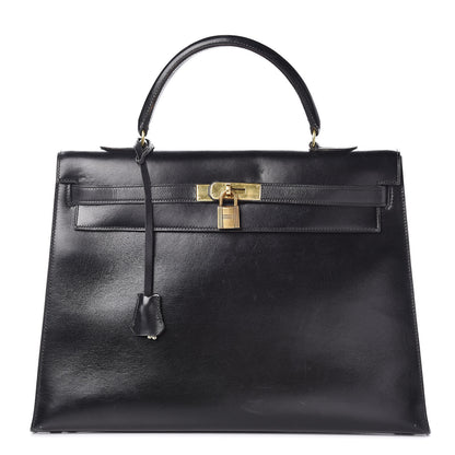 Hermes Box Kelly Sellier 35 Black 1 of 52