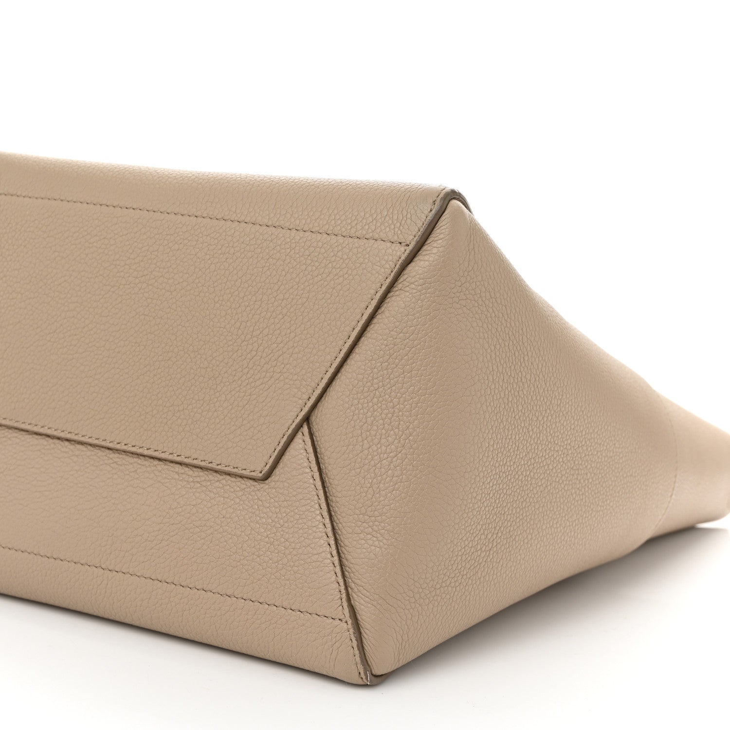 Celine Soft Grained Calfskin Sangle Bucket Bag Dune 9 of 9