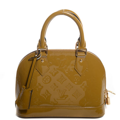 Louis Vuitton Vernis Alma BB Vert Olive 1 of 7