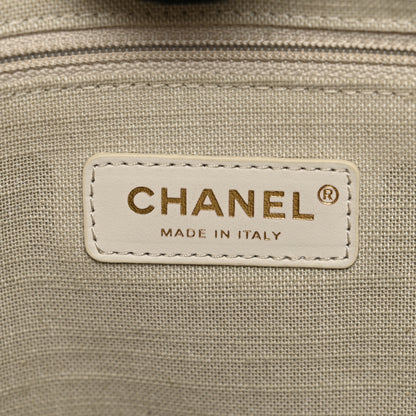 Chanel Mixed Fibers Small Deauville Tote Black 7 of 14