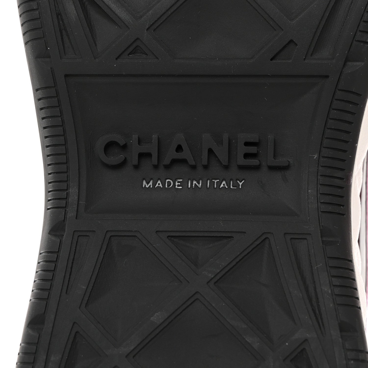Chanel Suede Calfskin Nylon Grosgrain CC Sneakers 36 Dark Pink 8 of 9