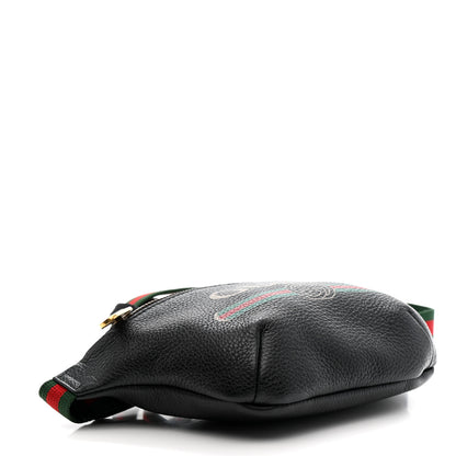 Gucci Grained Calfskin Small Logo Belt Bag Black 4 of 11