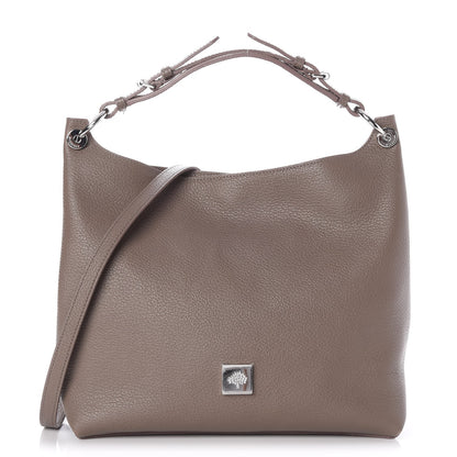 Mulberry Goat Printed Calfskin Small Freya Hobo Taupe 1 of 8
