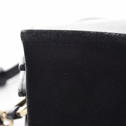 Chloe Suede Calfskin Medium Faye Shoulder Bag Black 14 of 14