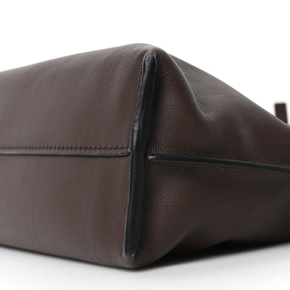 Loewe Calfskin Mini Flamenco Knot Clutch Chocolate 9 of 9