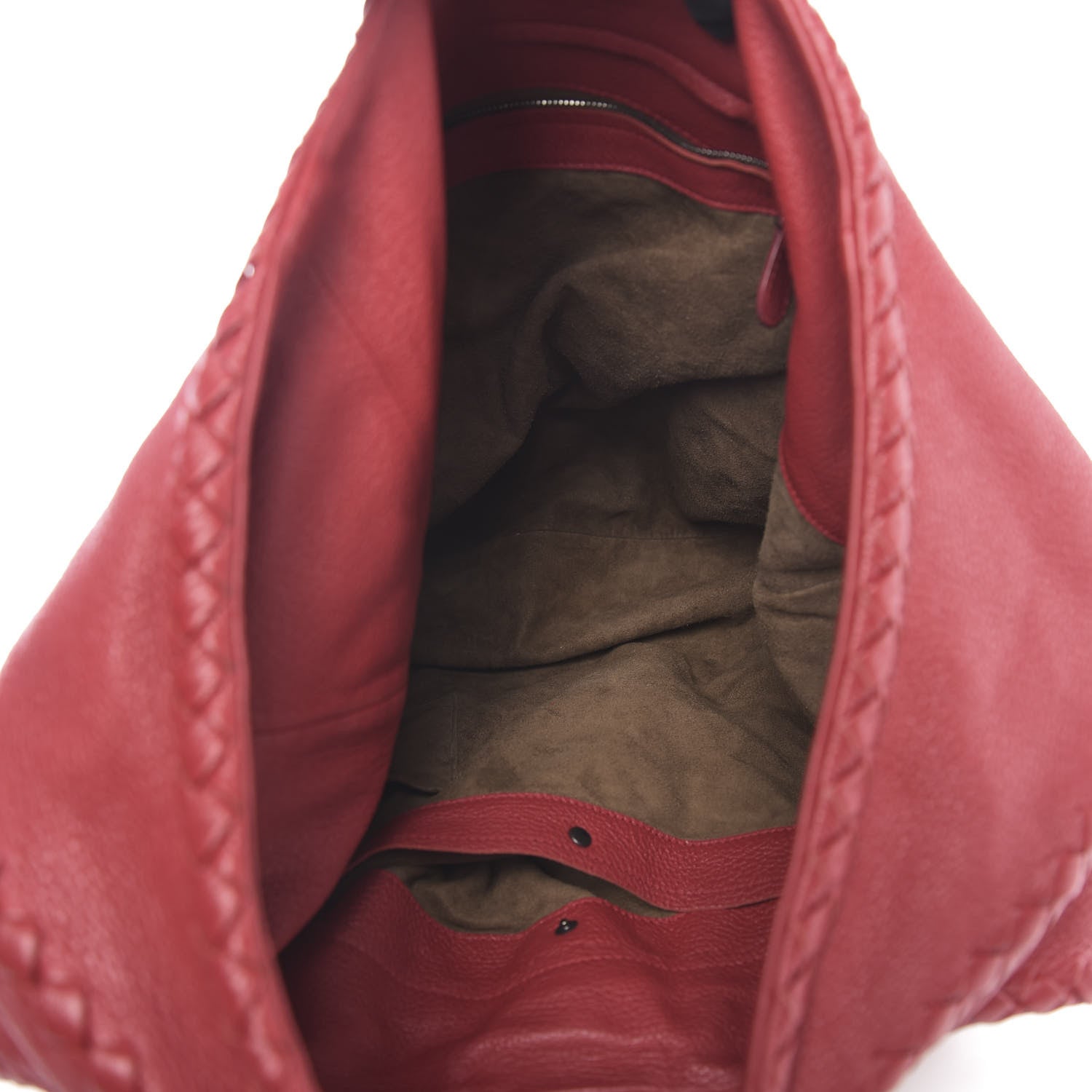 Bottega Veneta Cervo Deerskin Large Hobo China Red 4 of 8