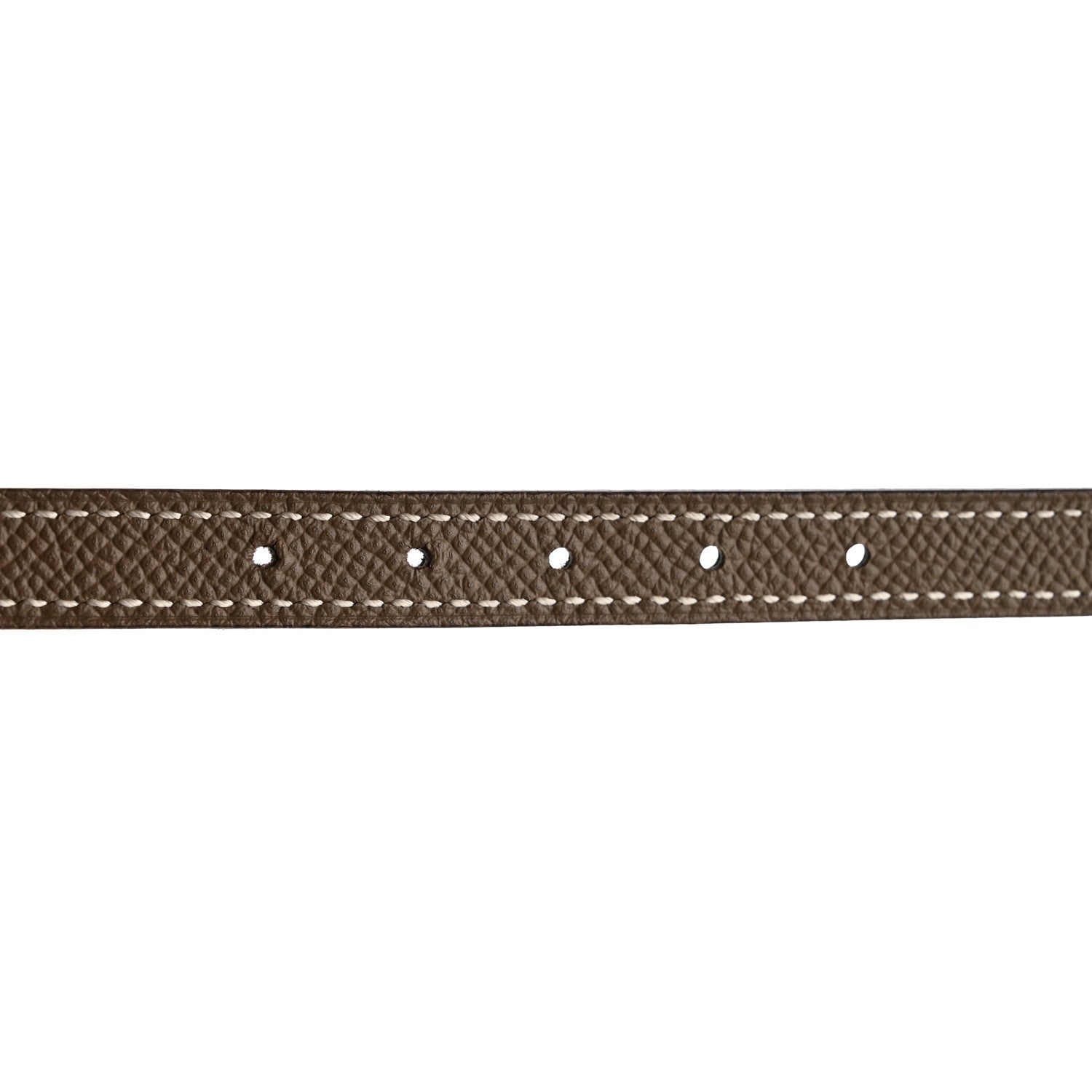 Hermes Swift Epsom 13mm Ancre Belt 80/32 Black Etoupe 3 of 5
