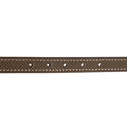 Hermes Swift Epsom 13mm Ancre Belt 80/32 Black Etoupe 3 of 5