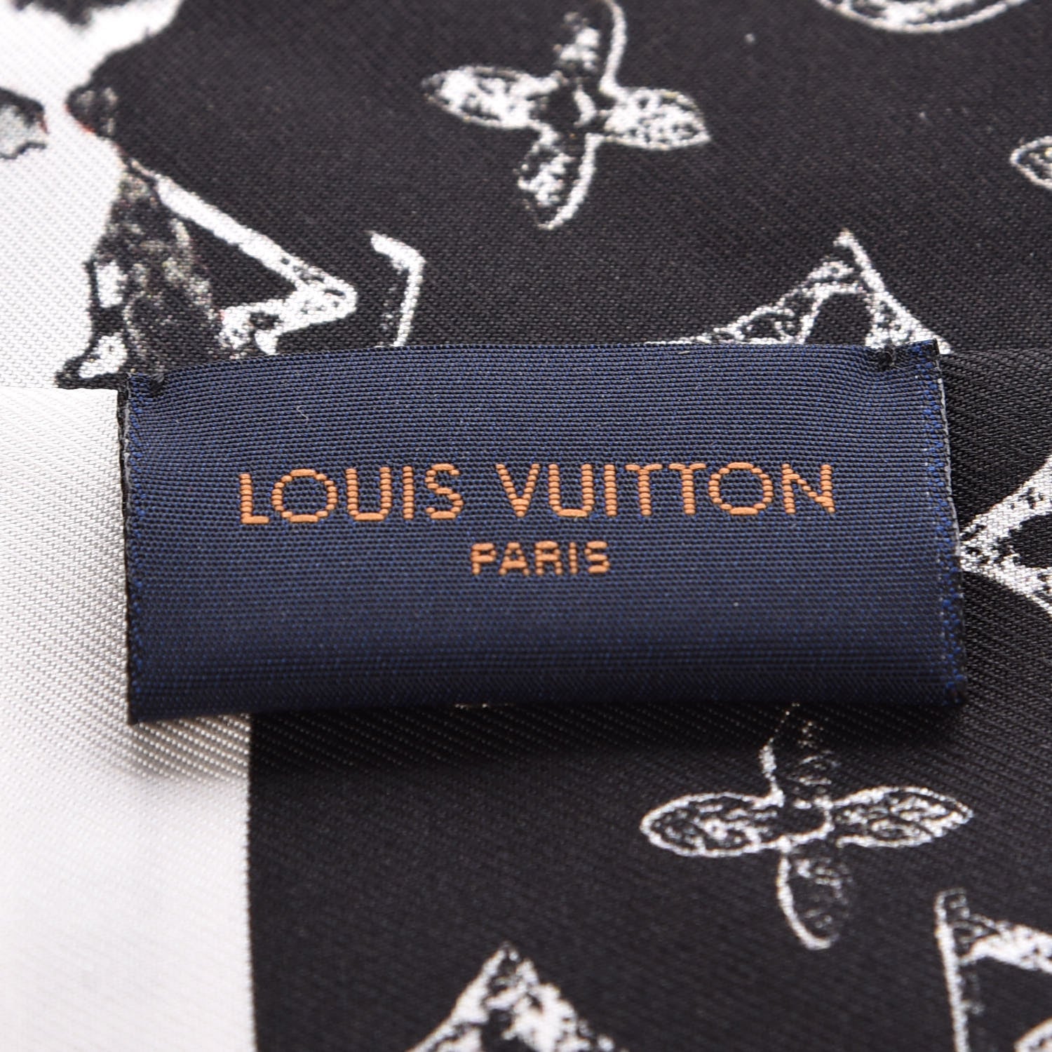 Louis Vuitton Silk Catogram Classic Bandeau Black 4 of 4
