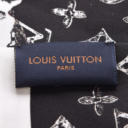 Louis Vuitton Silk Catogram Classic Bandeau Black 4 of 4