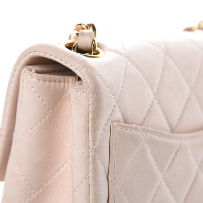 Chanel Lambskin Quilted Mini Square Flap Beige 16 of 21