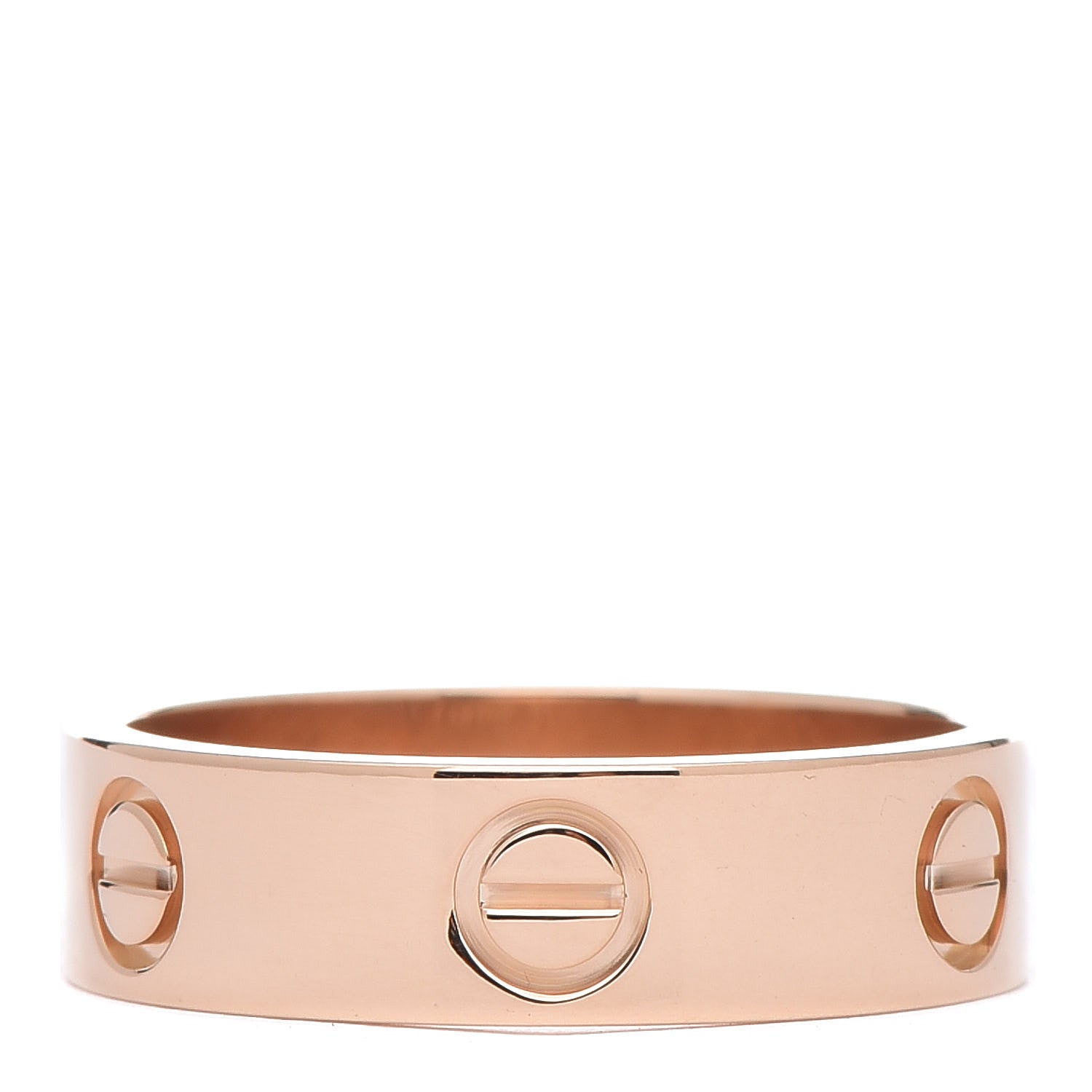 Cartier 18K Yellow Gold 5.5mm LOVE Ring 55 7.25 1 of 5