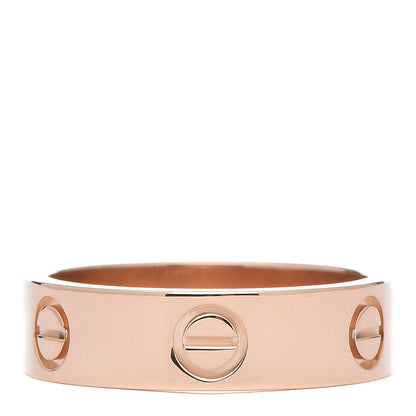 Cartier 18K Yellow Gold 5.5mm LOVE Ring 55 7.25 1 of 5