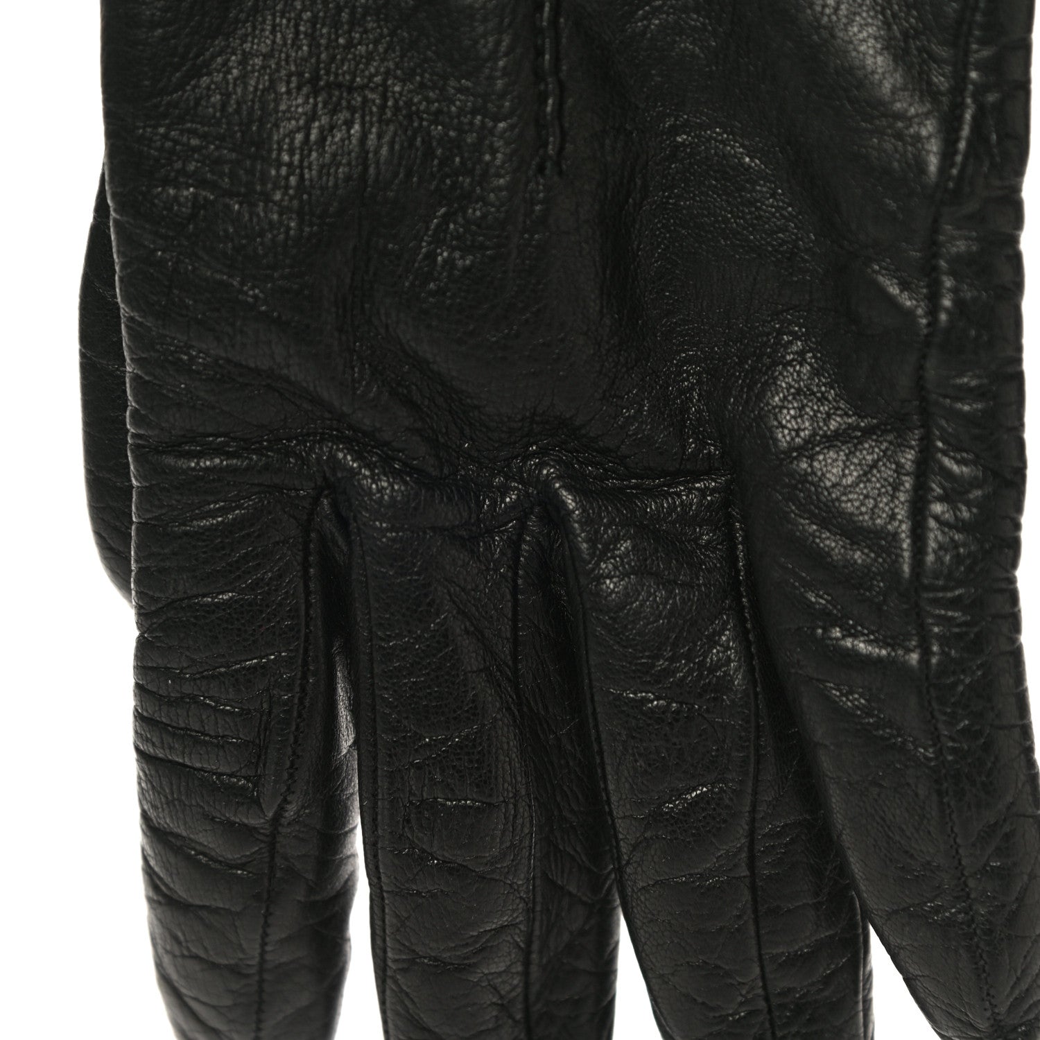 Gucci Donna Nappa Gloves 7.5 Black 11 of 13