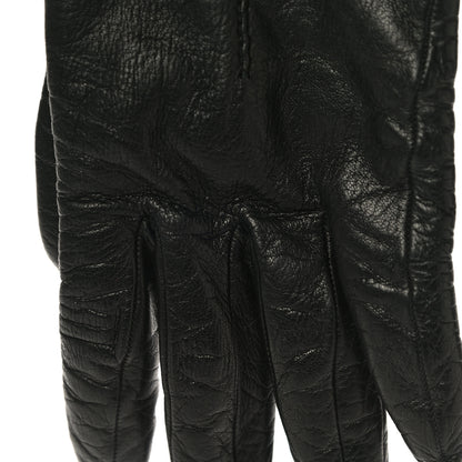 Gucci Donna Nappa Gloves 7.5 Black 11 of 13