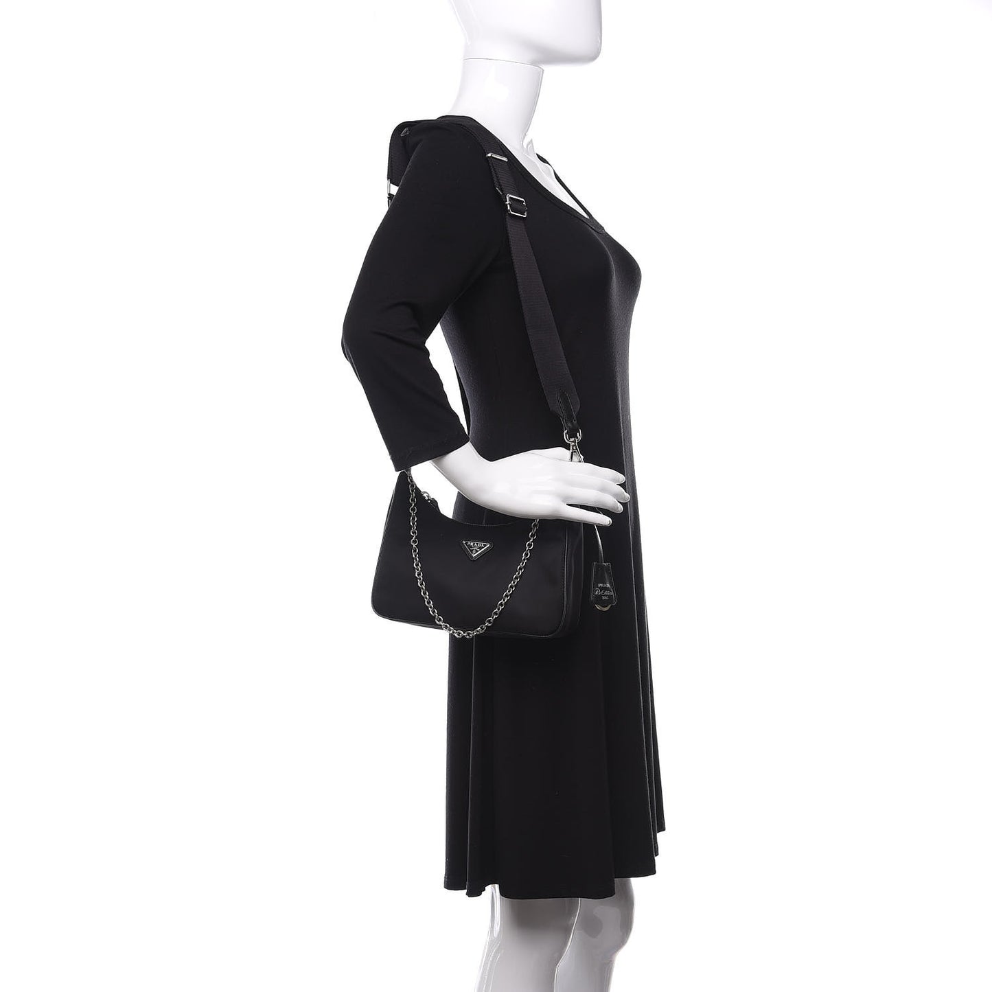 Nylon Re-Edition 2005 Shoulder Bag Black