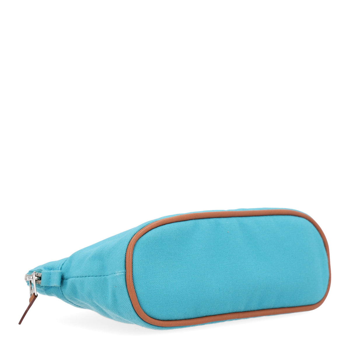 Cotton Canvas Mini Bolide Travel Cosmetic Pouch Bleu Horizon
