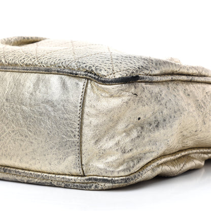Chanel Distressed Lambskin Le Marais Tote Gold 7 of 17