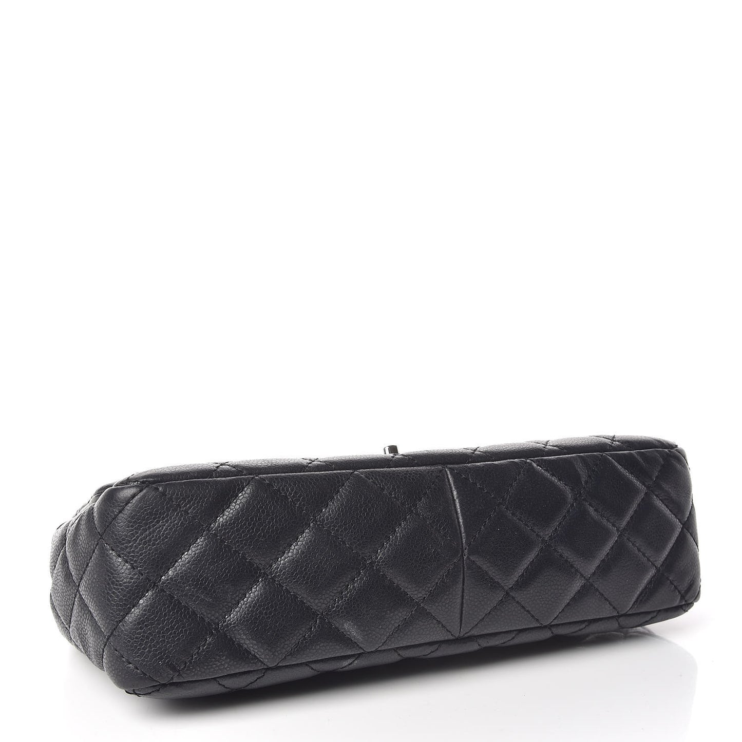 Caviar Quilted Jumbo Single Flap Black