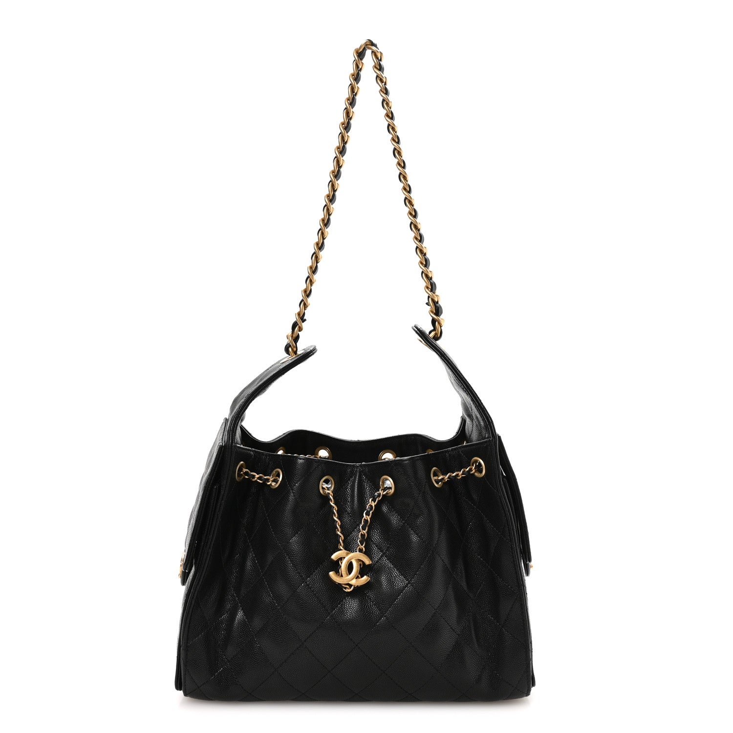 Chanel Caviar Quilted Small Chanel 25 Handbag Black 1 of 11