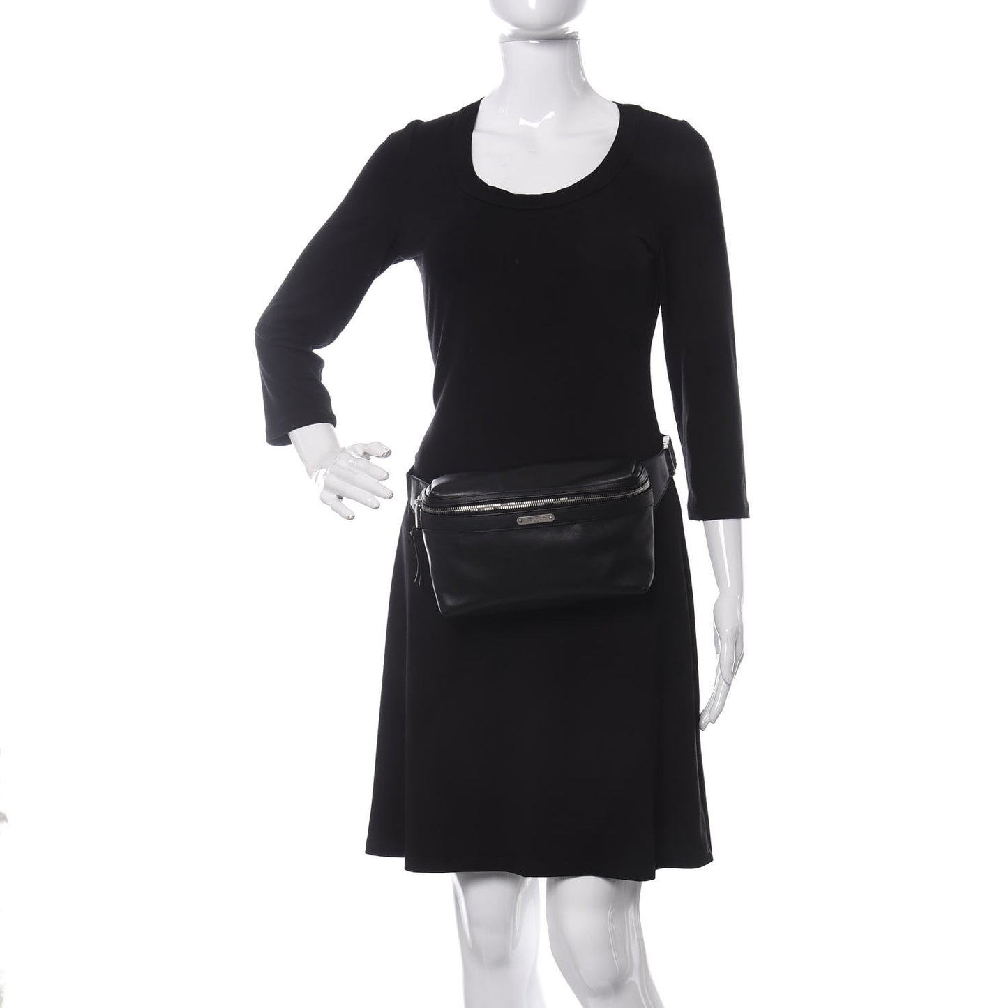 Calfskin City Belt Bag Black