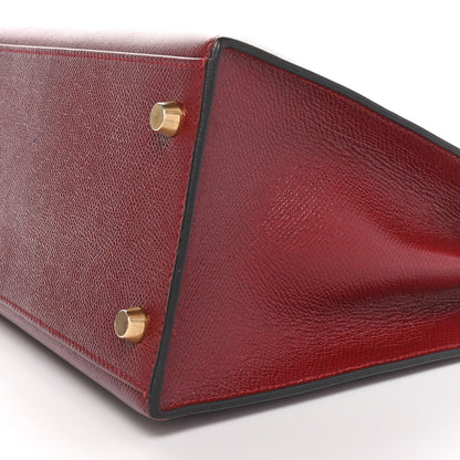 Hermes Courchevel Kelly Sellier 28 Rouge H 10 of 10