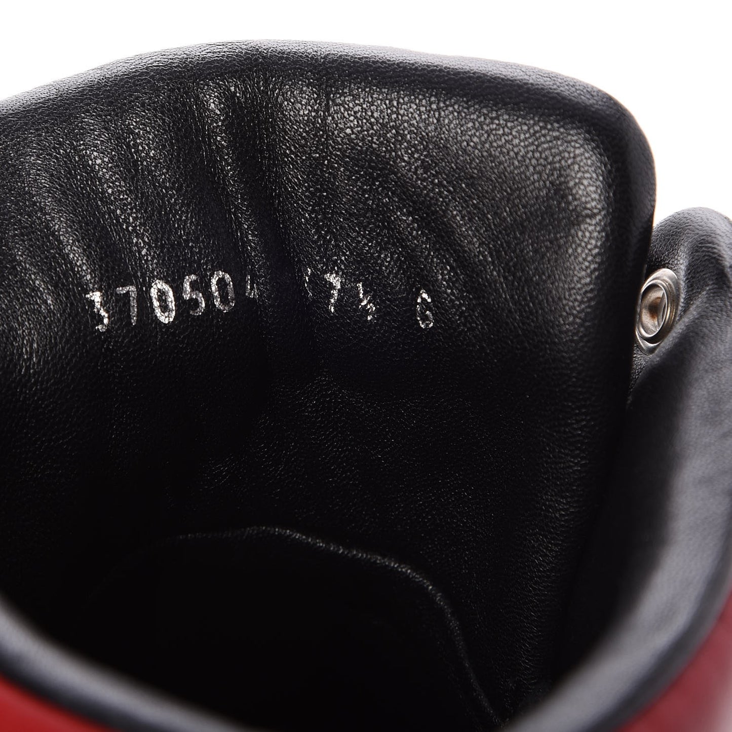 Calfskin New Praga Karibu High Top Sneakers 37.5 Black Red Green