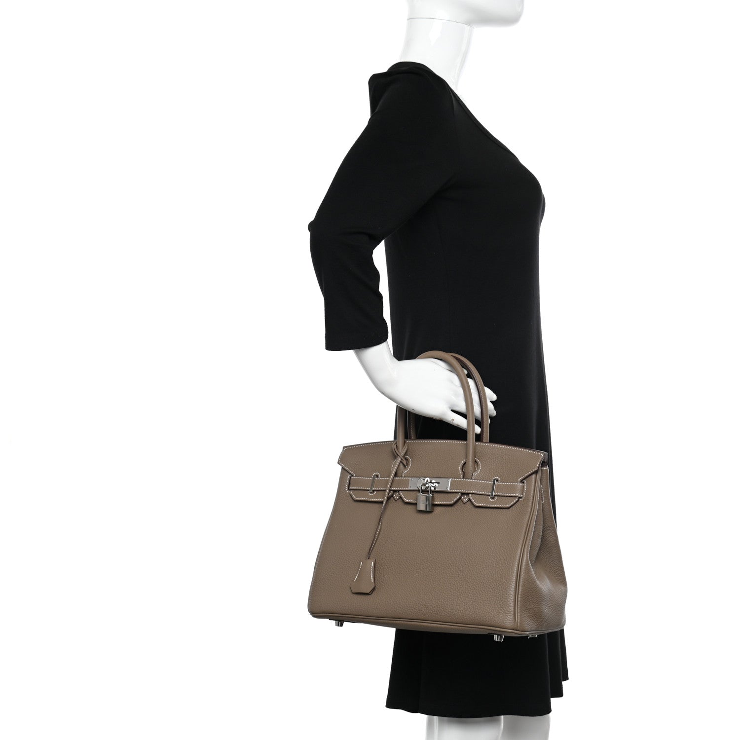 Hermes Togo Birkin 30 Etoupe 2 of 12
