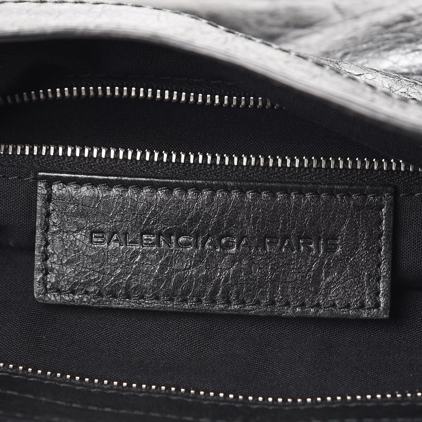 Agneau Giant 12 Silver Hardware Town Black