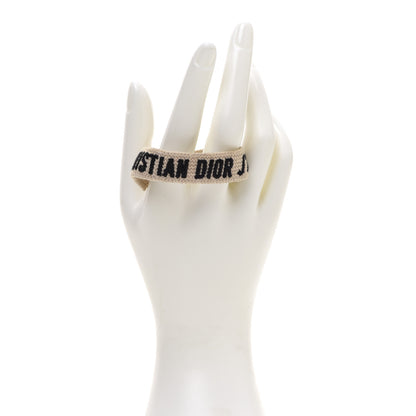 Christian Dior Woven Cotton J'Adior Friendship Bracelet 2 of 3