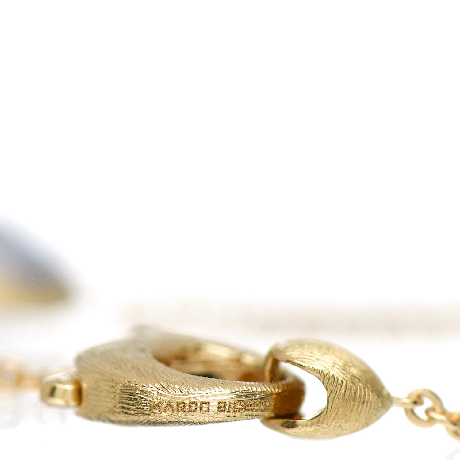 Marco Bicego 18K Yellow Gold Turquoise Mother of Pearl Chalcedony Jaipur Bracelet 3 of 3