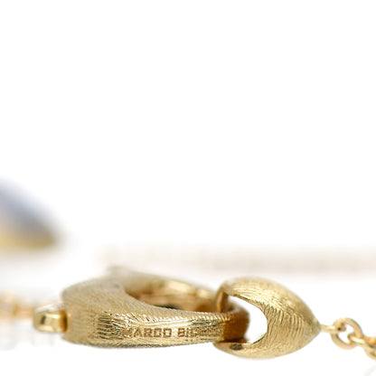Marco Bicego 18K Yellow Gold Turquoise Mother of Pearl Chalcedony Jaipur Bracelet 3 of 3
