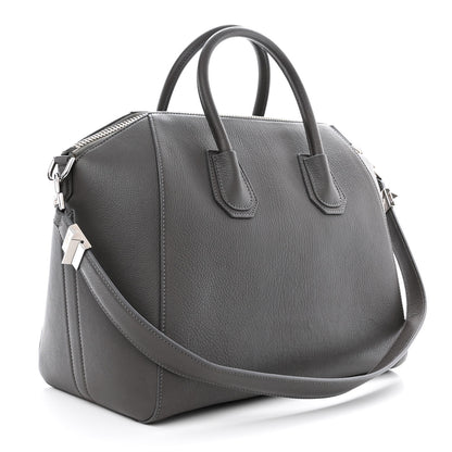 Givenchy Sugar Goatskin Medium Antigona Dark Grey 3 of 10