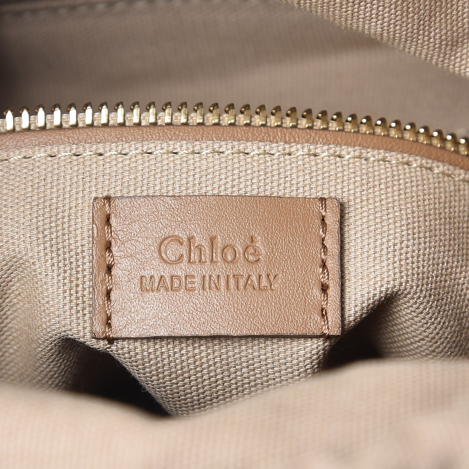 Chloe Smooth Calfskin Small Roy Bucket Bag Nut 9 of 12