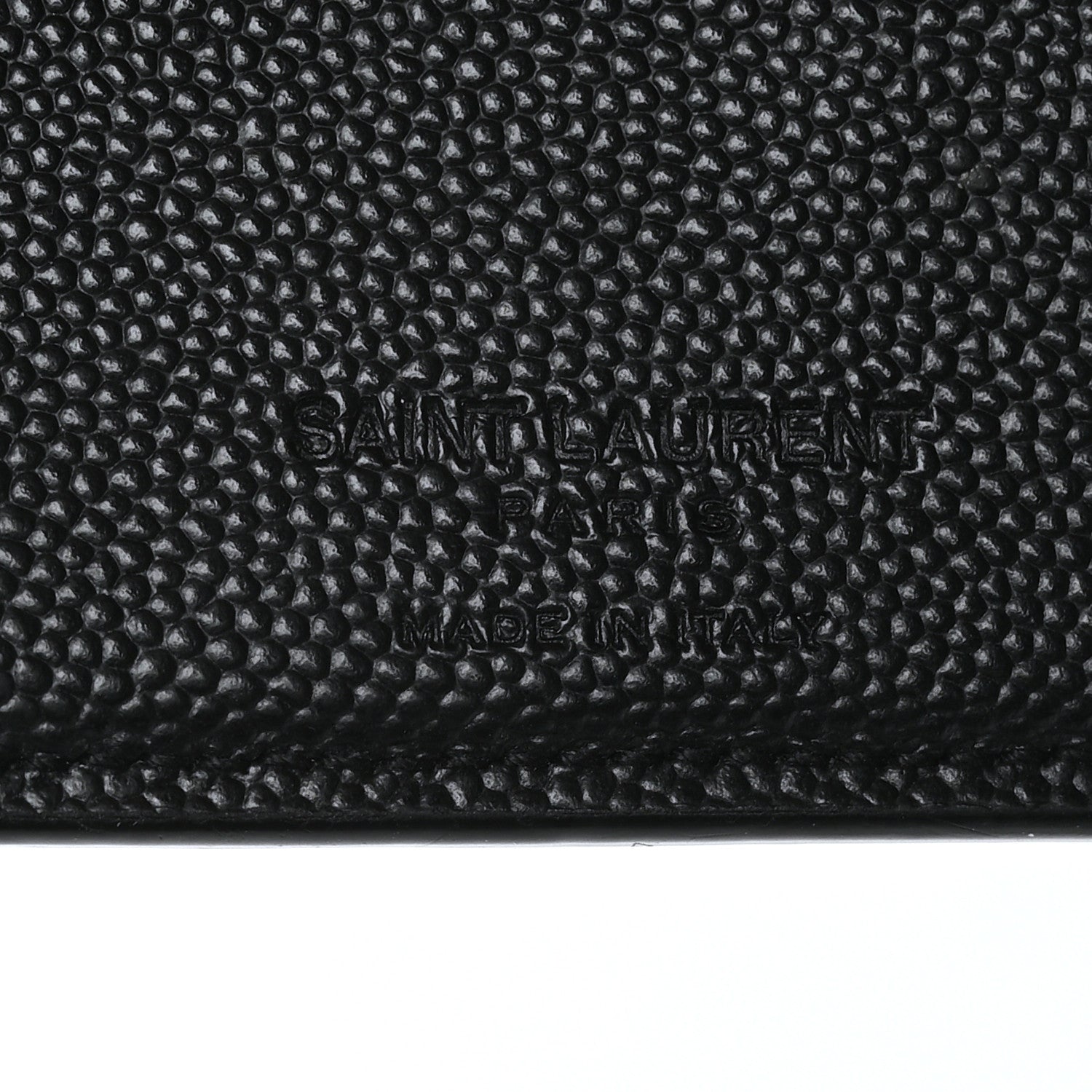 Saint Laurent Grain De Poudre Portefeuille Bi-Fold Wallet Black 6 of 10