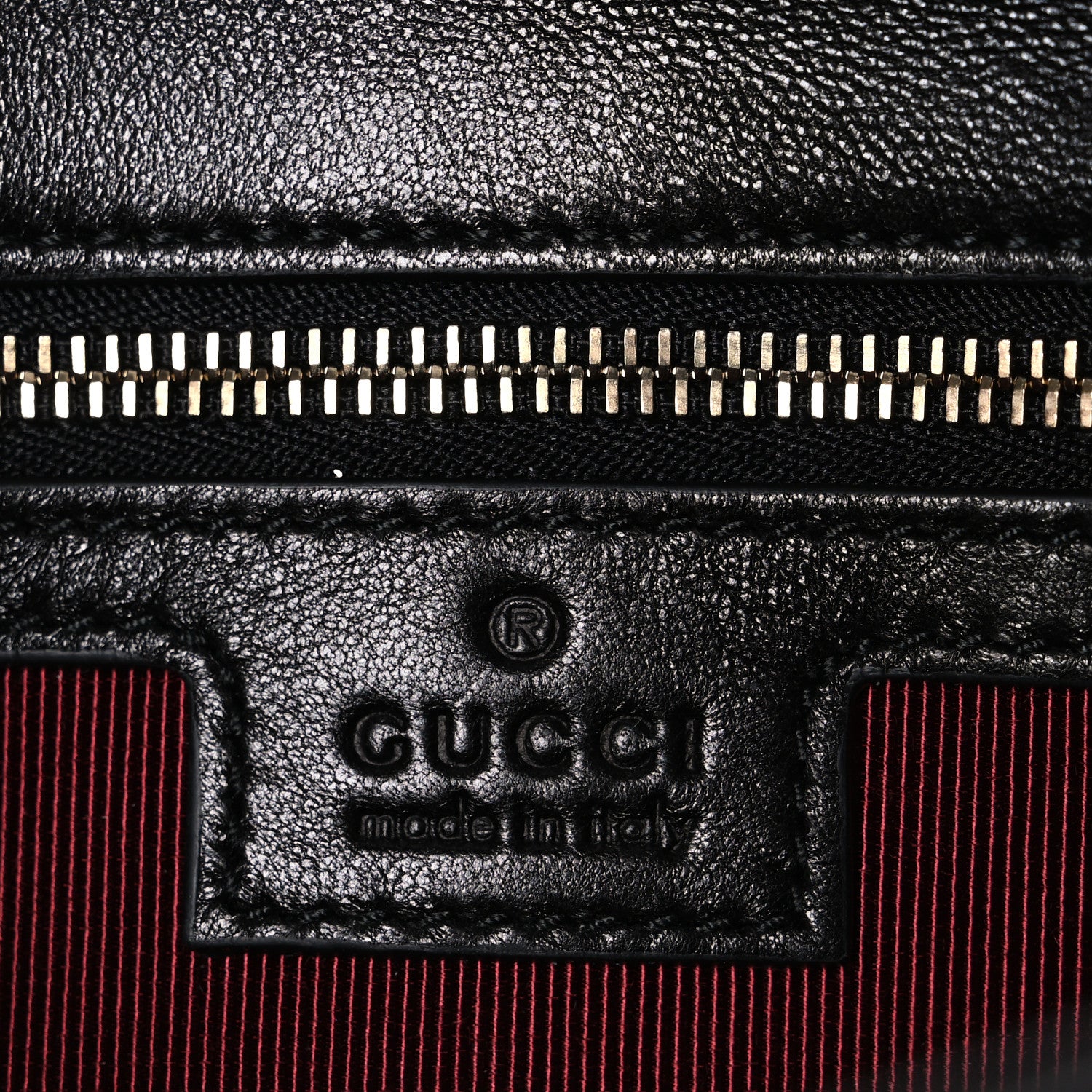 Gucci Lambskin Matelasse Medium GG Marmont Shoulder Bag Black 5 of 10