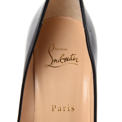 Christian Louboutin Shiny Nappa Pigalle Follies 100 Pumps 37 Black 9 of 10