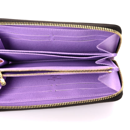 Louis Vuitton Damier Ebene Illustre Zippy Wallet Violet 5 of 9