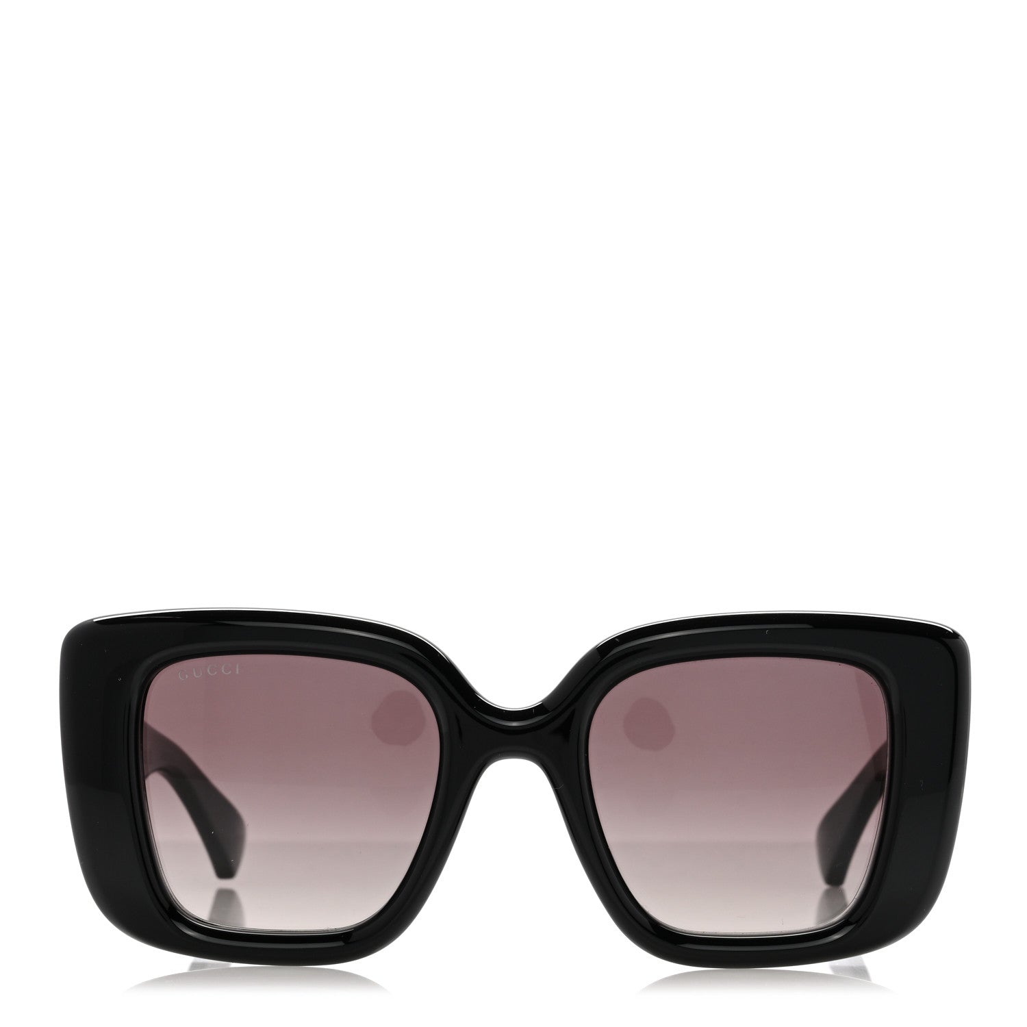 Gucci Acetate Square GG Marmont Logo Sunglasses GG1975S Black 2 of 7