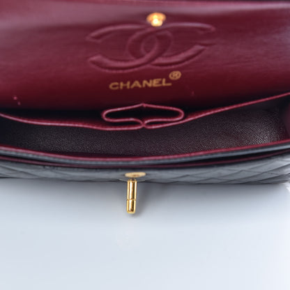 Chanel Lambskin Quilted Small Double Flap Black 8 of 13