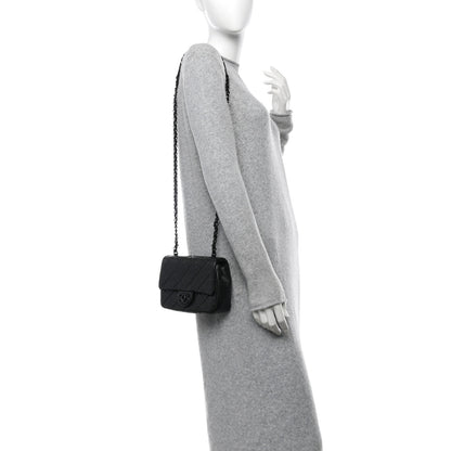 Chanel Caviar Quilted Incognito Mini Square Flap Black 2 of 11