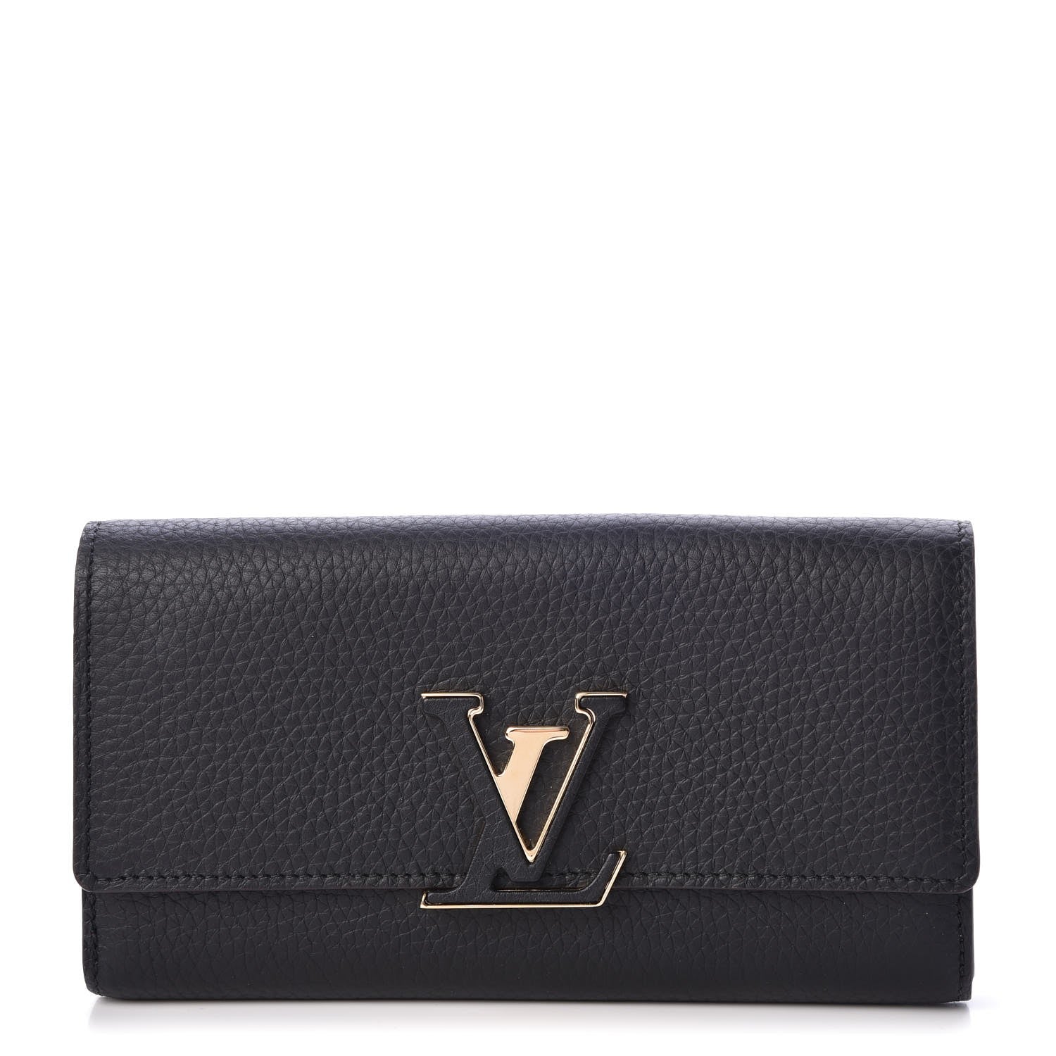 Louis Vuitton Taurillon Capucines Wallet Black 1 of 7