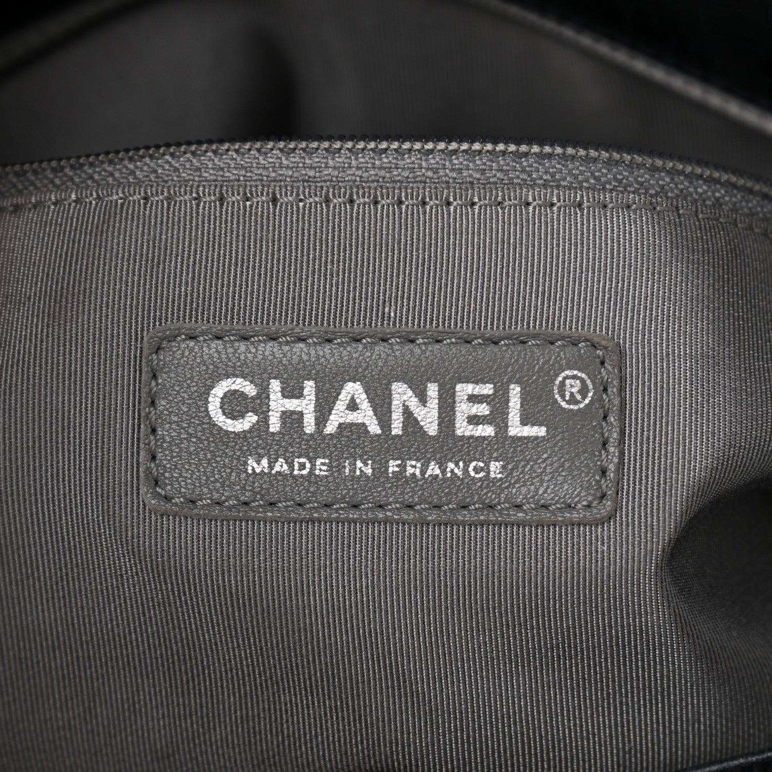 Chanel Lambskin Vertical Quilted Tote Navy 8 of 14