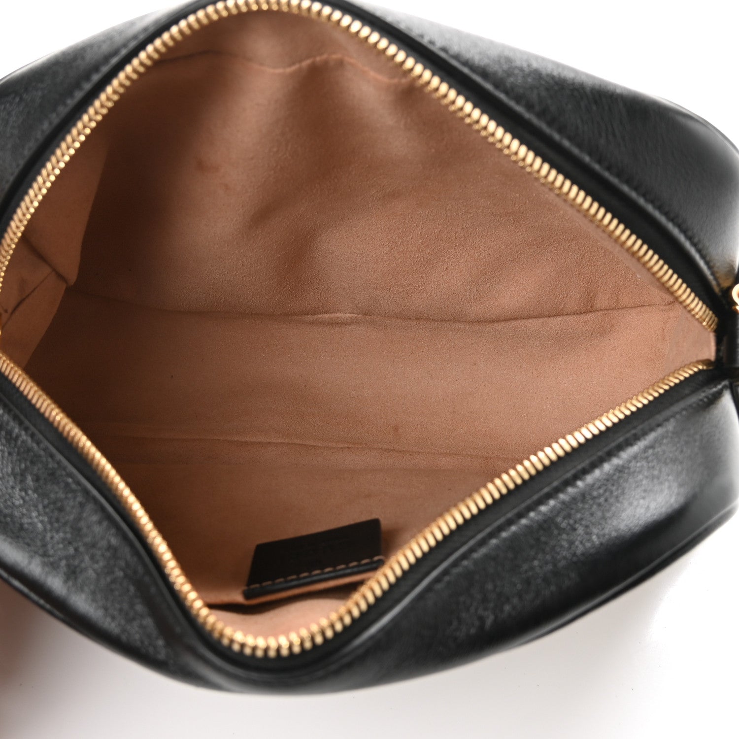 Gucci Monogram Matelasse Diagonal Small GG Marmont Chain Shoulder Bag Beige Black 5 of 9