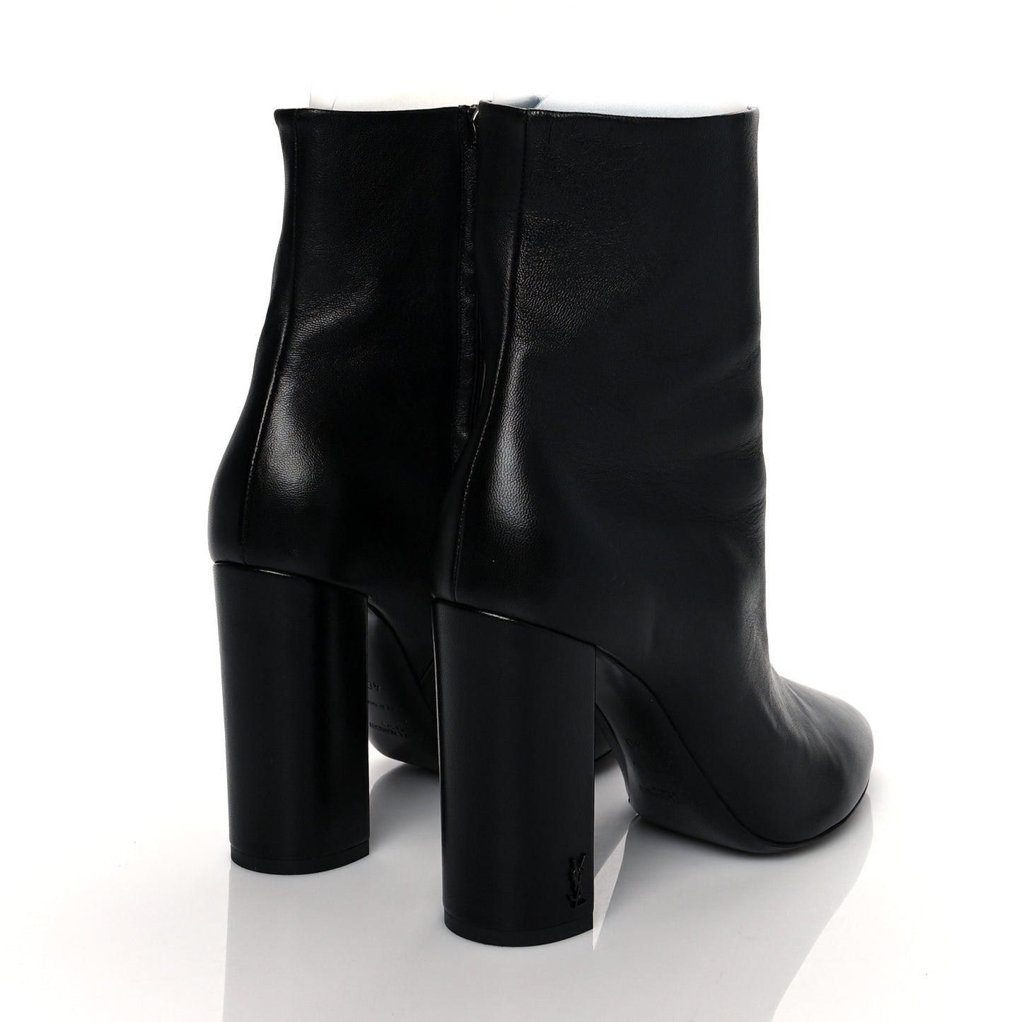 Nappa Vendome Loulou Ankle Zip Boot 40 Black