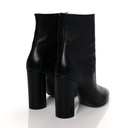 Saint Laurent Nappa Vendome Loulou Ankle Zip Boot 40 Black 4 of 7