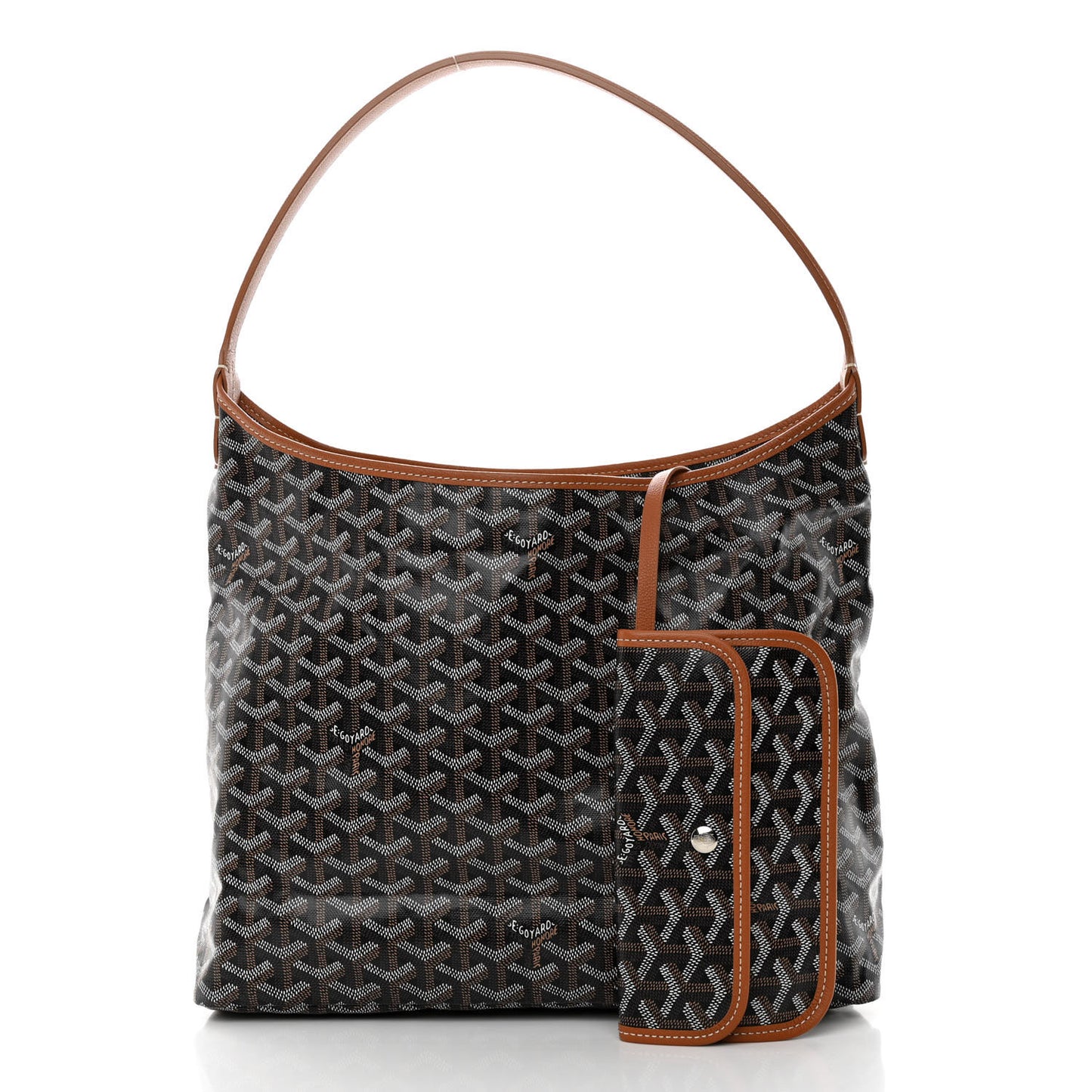 Goyardine Boheme Hobo Black Gold