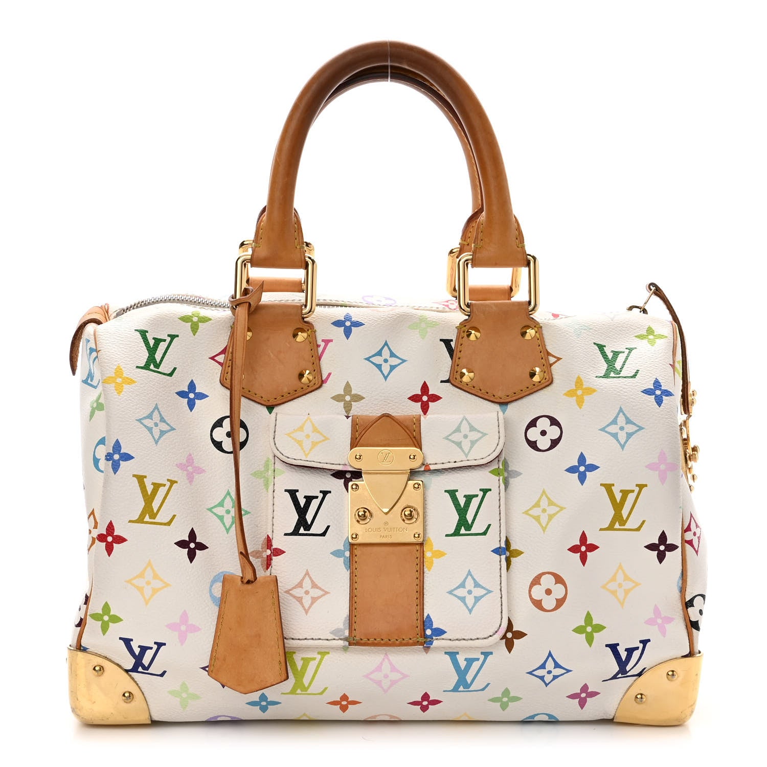 Louis Vuitton Monogram Multicolor Speedy 30 White 1 of 15